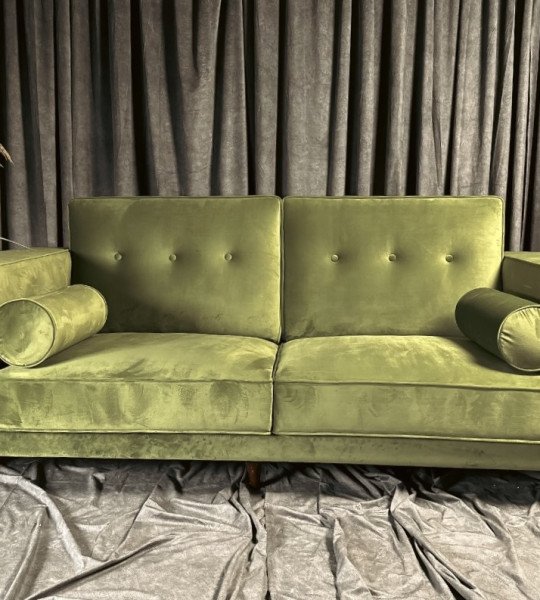 Verde Velvet Elegance Sofa