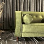 Verde Velvet Elegance Sofa