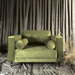 Verde Velvet Elegance Sofa