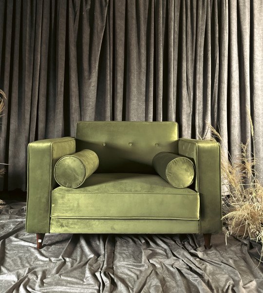 Verde Velvet Elegance Sofa