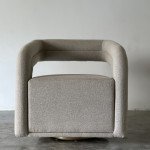 Curvy-Wrap Round Sofa Chair.