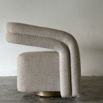 Curvy-Wrap Round Sofa Chair.