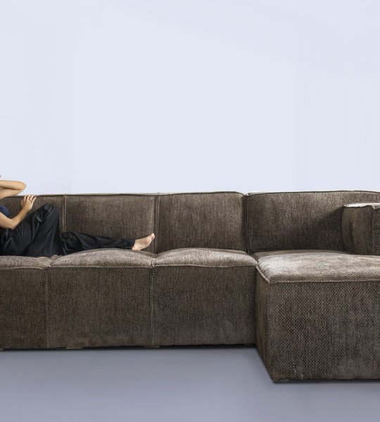 JuteSymphony L-Shaped Sofa