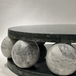 Serene Harmony Marble Center Table